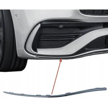 Lišta karosérie Chromová ozdobná lišta nárazníku MERCEDES C-KLASA W206 AMG pravá a206