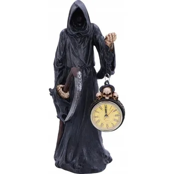 Figurka Figurka Smrtky s hodinami 39,5 cm, ručně malovaná, originální