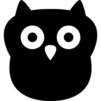 Samolepicí dekorace na vozidlo Samolepka na auto – roztomilá sovička 3c