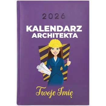 Kalendář Knihový kalendář 2026 A5 fialový