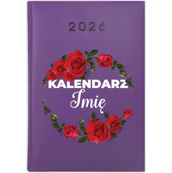 Kalendář Knihový kalendář 2026 A5 fialový