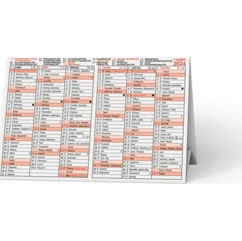 Kalendář Kalenář plánovací - Stříškový A5 / BKA2