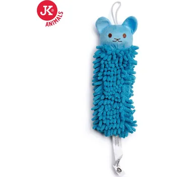 Hračka pro psa JK koala mop, plyšová pískací hračka 25cm , modrá