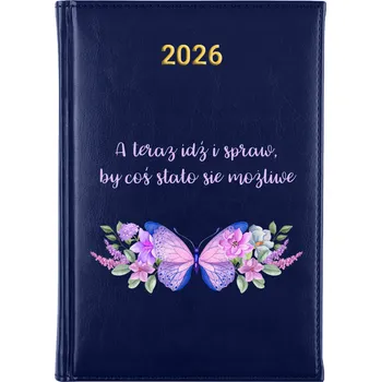 Kalendář Knižní kalendář 2026 A5 modrý