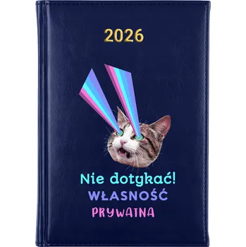 Kalendář Knižní kalendář 2026 A5 modrý