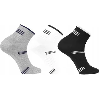 Pánské ponožky Ponožky 3/4 Nad Kotník Bavlna Široký stahovací pásek MORAJ 3-páry 43-45