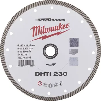 Řezný kotouč Diamantový kotouč MILWAUKEE SPEEDCROSS DHTi 230 mm 4932492156