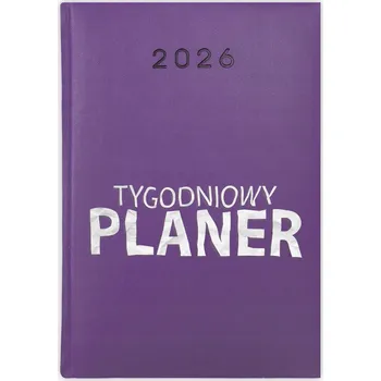 Diář Knihový kalendář 2026 A5 fialový