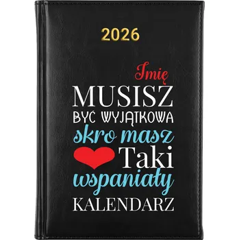 Diář Knižkový kalendář 2026 A5 černý