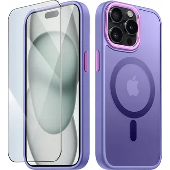 Pouzdro na mobilní telefon Zadní Kryt KrainaGSM pro Apple iPhone 15 Pro Max fialová