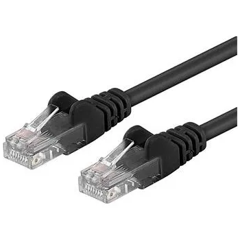 Síťový kabel PremiumCord Patch kabel UTP RJ45-RJ45 CAT6 0.25m black