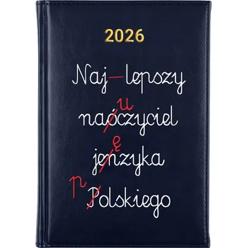 Kalendář Knižkový kalendář 2026 A5 FunnyCase modrý