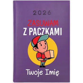 Kalendář Knihový kalendář 2026 A5 fialový