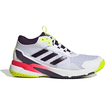 Pánská sportovní obuv Pánské kotníkové sálové boty adidas CRAZYFLIGHT 6 MID bílé HP7037 - EUR 44 | UK 9,5 | US 10