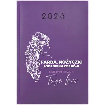 Kalendář Knižní kalendář 2026 A5 FunnyCase fialový