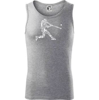 Pánské termoprádlo Hráč basebalu ikony - Tílko pánské Core - 2XL ( Tmavě šedý melír )