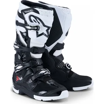 Moto obuv ALPINESTARS boty TECH 7 ENDURO černá/bílá 2026 - 40,5