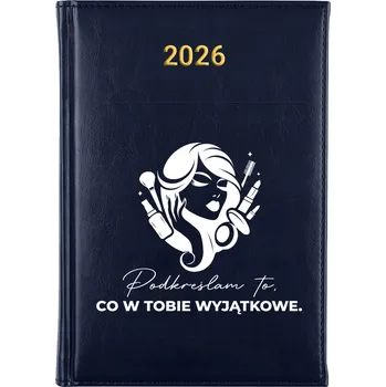 Kalendář Knižkový kalendář 2026 A5 FunnyCase modrý