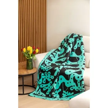 Prostěradlo Deka UNIA bavlna 150 cm x 200 cm černá