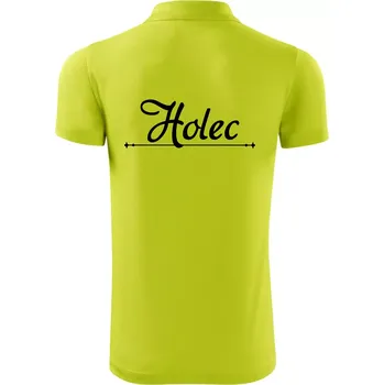 Pánská košile Staročeština - Holec - holobrádek nebo plešoun - Polokošile Victory sportovní (dresovina) - L ( Limetková )