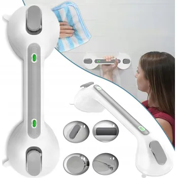 Věšák 2 KS UCHWYTY ŁAZIENKOWE S PŘÍSAVKAMI PRO SENIORY S PŘÍSAVKOU