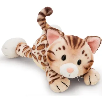 Hračka NICI plyš Kočka bengálská 20cm, ležící GREEN