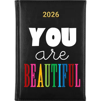 Diář Knižkový kalendář 2026 A5 černý