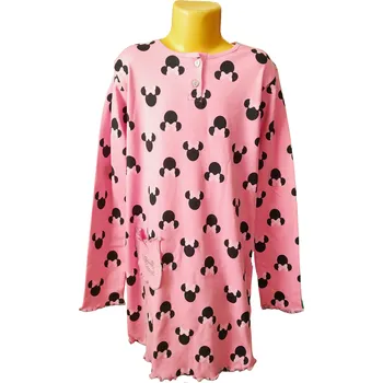 Sun City Dívčí noční košile MINNIE s kapsičkou dlouhý rukáv Barva: Růžová, Velikost: 140