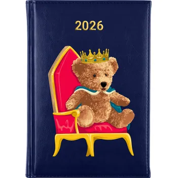 Kalendář Knižní kalendář 2026 A5 modrý