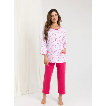 DÁMSKÉ PYŽAMO 723 J/25 Růžová L