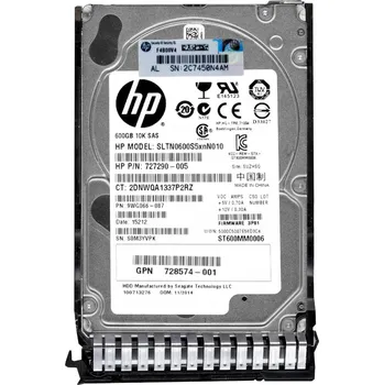 Interní pevný disk HP 727290-005 600GB 10K SAS-2 2.5 SLTN0600S5xnN010