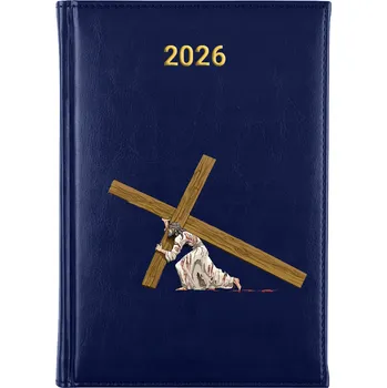 Kalendář Knižní kalendář 2026 A5 modrý