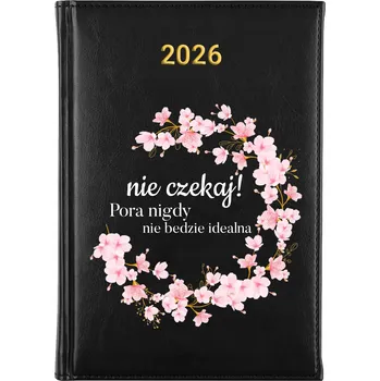 Kalendář Knižkový kalendář 2026 A5 černý