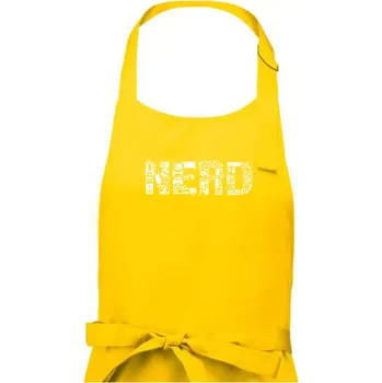 Kuchyňská zástěra NERD symbols - Pánská zástěra na vaření - Univerzální velikost ( Žlutá )