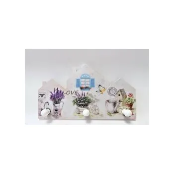 Věšák MR049 Věšák domky 3 háčky