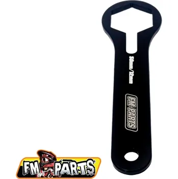 Nářadí na motocykly FM-PARTS šestihranný servisní klíč na přední zavěšení 50mm pro uvolnění horních matic tlumičů KTM, HUSQVARNA barva černá (FM-PARTS šestihranný servisní klíč na přední zavěšení 50mm pro uvolnění horních matic tlumičů KTM, HUSQVARNA barva černá)