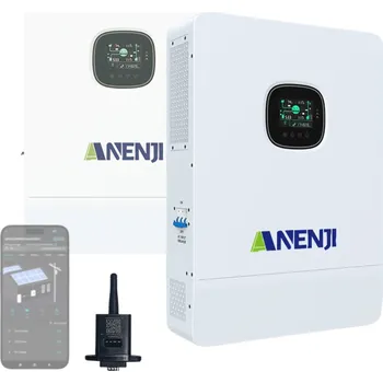 Měnič napětí Hybridní Měnič Anenji 12kW 48V 3-Fázový Třífázový 2x MPPT Offgrid WIFI