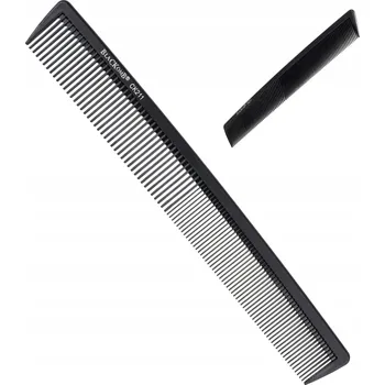 hřeben Kadeřnický hřeben na česání, prostříhávání, modelování, stříhání a úpravy vlasů Ponik's černý