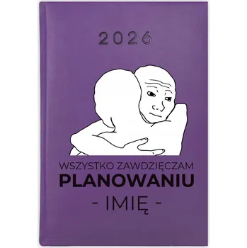 Kalendář Knihový kalendář 2026 A5 fialový