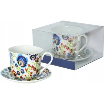 LIVELLO ŠÁLEK JUMBO ŠÁLEK NA KÁVU ČAJ S PODŠÁLKEM, 400 ML / 15,5 CM