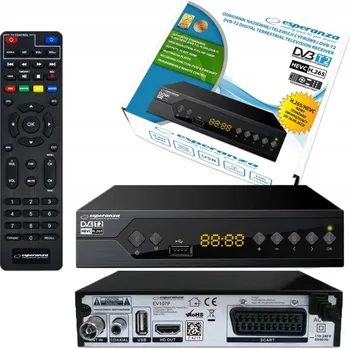 Příjem digitálního pozemního vysílání DVB-T tuner Esperanza Begli