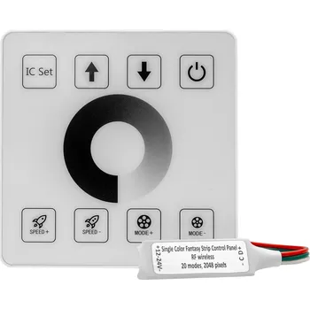 Herní ovladač Bezdrátový ovladač LED pásku s dotykovým RF panelem