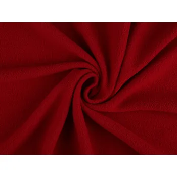 Polar fleece, barva 5 (1) (180 g/m²) červená