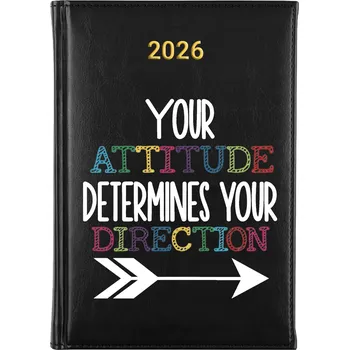 Kalendář Knižkový kalendář 2026 A5 černý