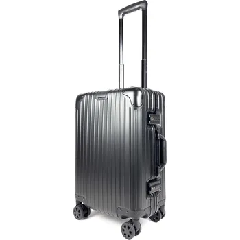 Kabinový hliníkový kufr na čtyřech kolečkách se zámkem TSA 35 l