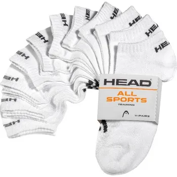 Pánské ponožky Ponožky Head Elements Sneaker Socks 11-Pack White 39-42