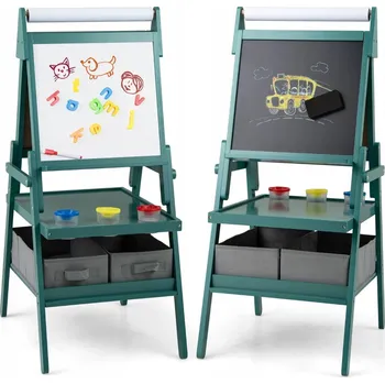 Kancelářský nábytek Křídová tabule, magnetická, stíratelná za sucha Costway 54 x 101,5 cm