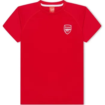 Chlapecké tričko Source Lab Arsenal Poly T-shirt Juniors Red 7-8 let
