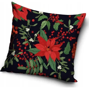Povlak na polštářek Povlak na polštář 40x40 Vánoční vánoční hvězda Vánoční vánoční polštář Vánoční vánoční hvězda