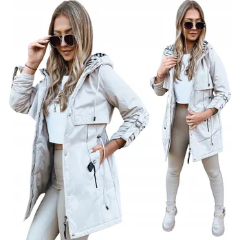 Dámská parka Dámská zateplená parka S KAPUCÍ vel